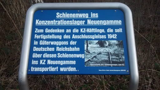 Gedenktafel Schienenweg