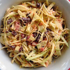 Apple and Craisin Coleslaw