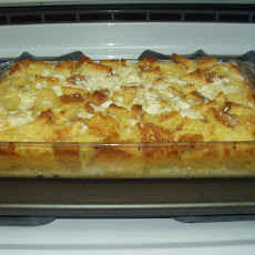 White Chocolate Bread Pudding