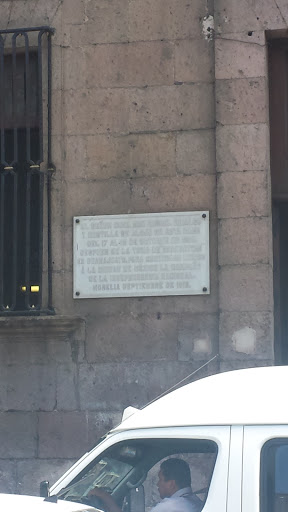 Placa Conmemorativa De La Casa Del Estudiante