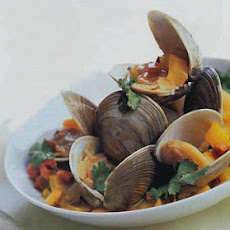 Steamed Clams in Wine and Chorizo
