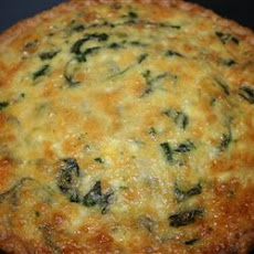 Green Chile Spinach Quiche