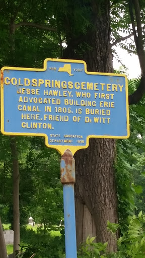 Cold Springs Cemetery Marker