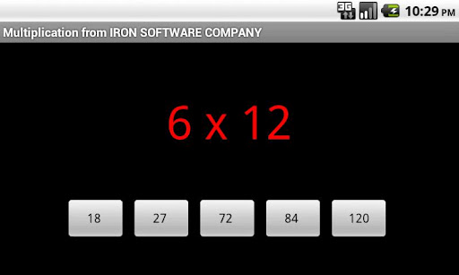 Multiplication Test Timer