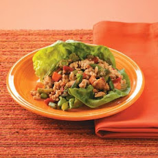 Asian Turkey Lettuce Wraps Recipe