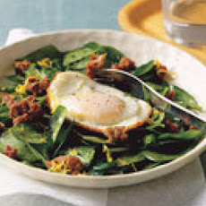 Warm Spinach and Sausage Salad