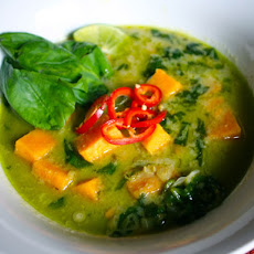 Sweet Potato and Tamarind Curry with Basil and Lime