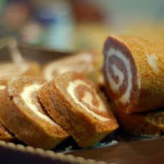 Sweet Potato Roll with Cream Cheese Filling