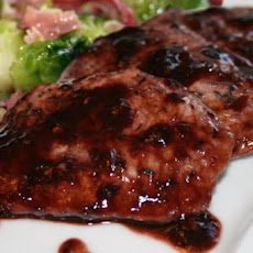 Blackberry Glazed Pork Tenderloin