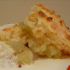 Apples-On-The-Bottom Cobbler