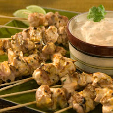 Chipotle-Lime Chicken Skewers