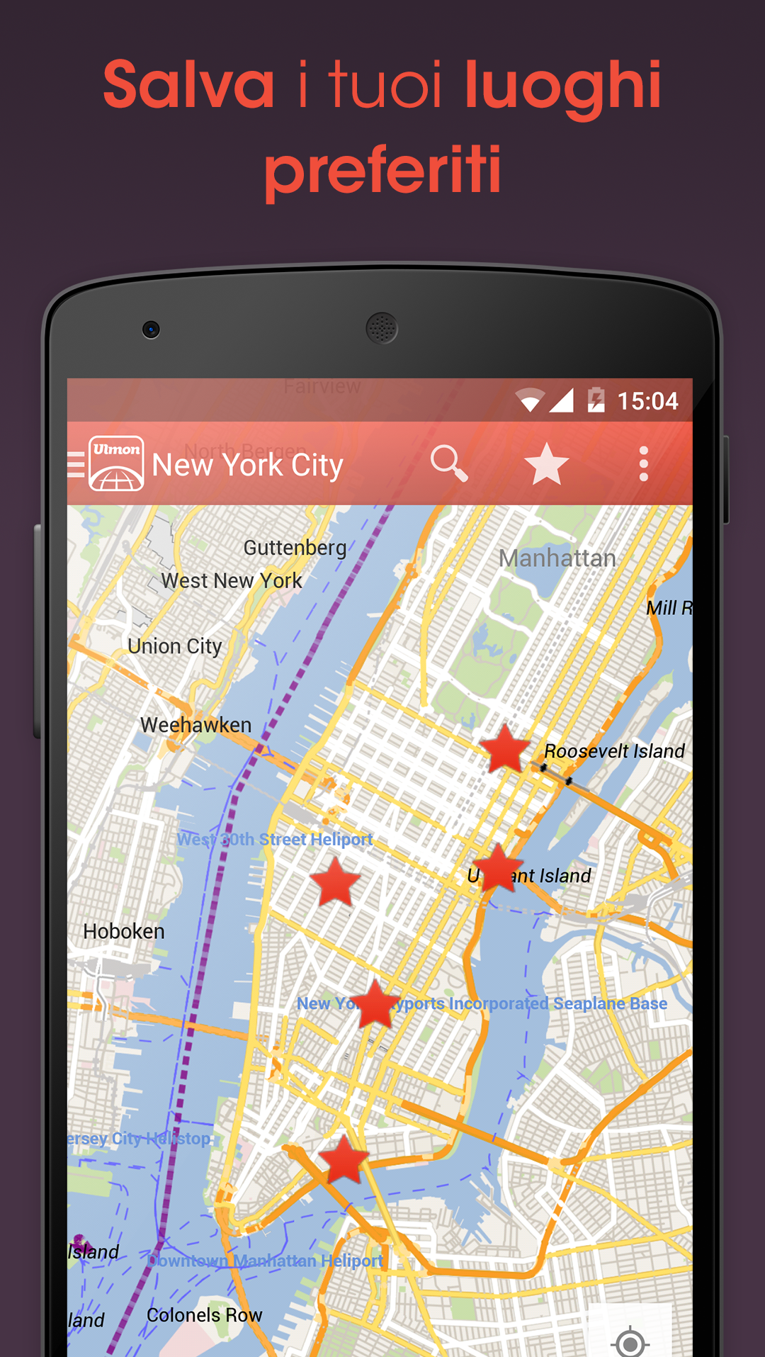 Android application City Maps 2Go Pro Offline Maps screenshort