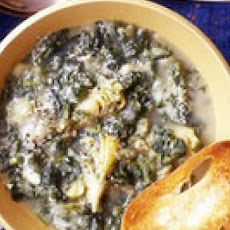Potato, Spinach and Artichoke Soup