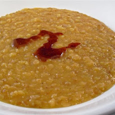 Spicy Sizzle Red Lentil Soup