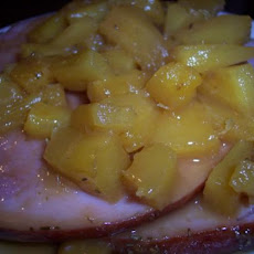 Pineapple and Rosemary Glazed Ham