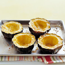 Baked Acorn Squash with Brown Sugar