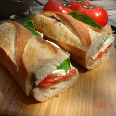 Mozzarella Caprese Sandwich