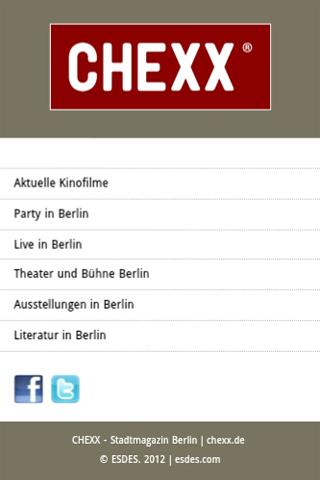 CHEXX - Stadtmagazin Berlin