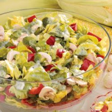 Red Pepper Salad with Parsley Dressing