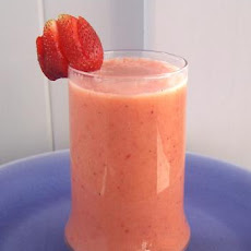 Orange, Peach, Strawberry and Banana Smoothie