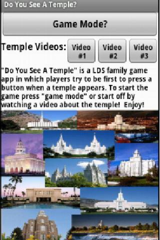 Do You See A Temple LDS Game