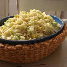 Creamy Leek and Corn Orzo