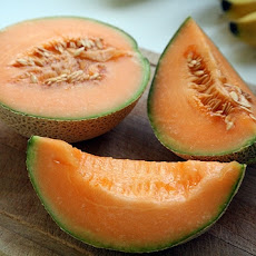 Cantaloupe and Cucumber Popsicles