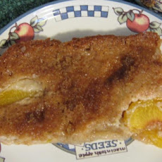 Easy Spiced Fresh Peach Cobbler