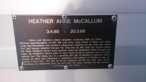 Memorial To Heather Anne McCallum