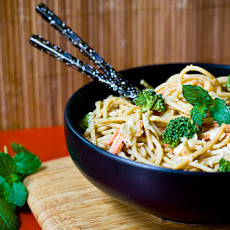 Nearly Raw Tahini Noodles