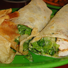 Southwestern Chicken Caesar Wrap