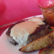 Peppercorn Cream Beef Tenderloin