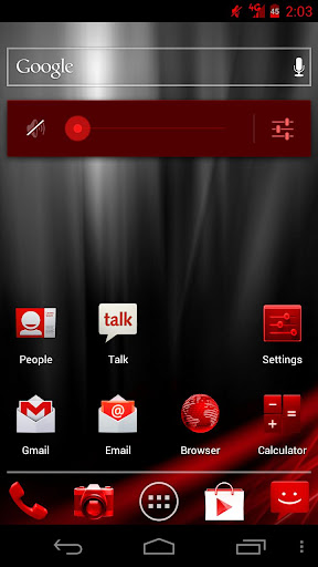 Red Blast Donate CM9AOKP theme