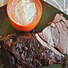 Garlic and Spice-Rubbed Pork Shoulder With Whipped Cauliflower