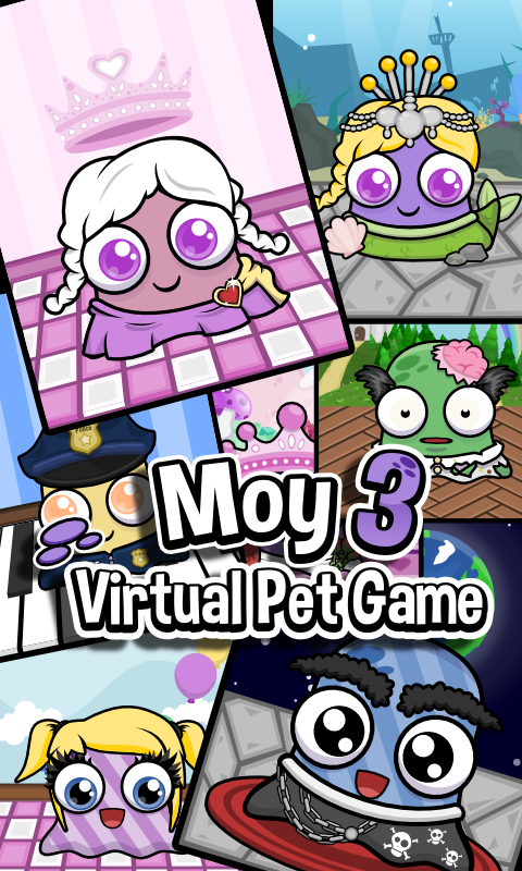 Android application Moy 3 - Virtual Pet Game screenshort