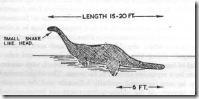 nessie drawing Grant of Abriachan 1934