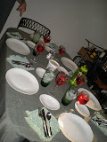 The table set before we all dug in.