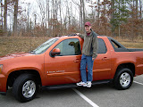 Chase standing with his new 2007 Chevrolet Avalanche