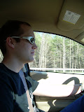 Chase driving our rental car down to Florida.
