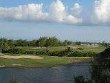 Golf course looking out one direction from our balcony.