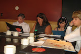 Mike, Linda, Melissa, and Kiro at dinner.  Yamato is so yummy.