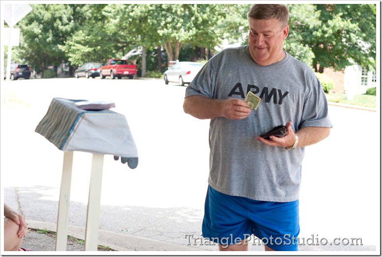 Lemonade Stand - our first customer  by Steve Jackle - www.trianglephotostudio.com