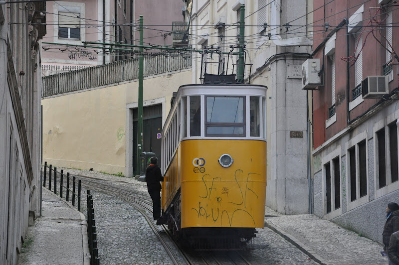 Знаменитый Лиссабонский трамвай-фуникулер