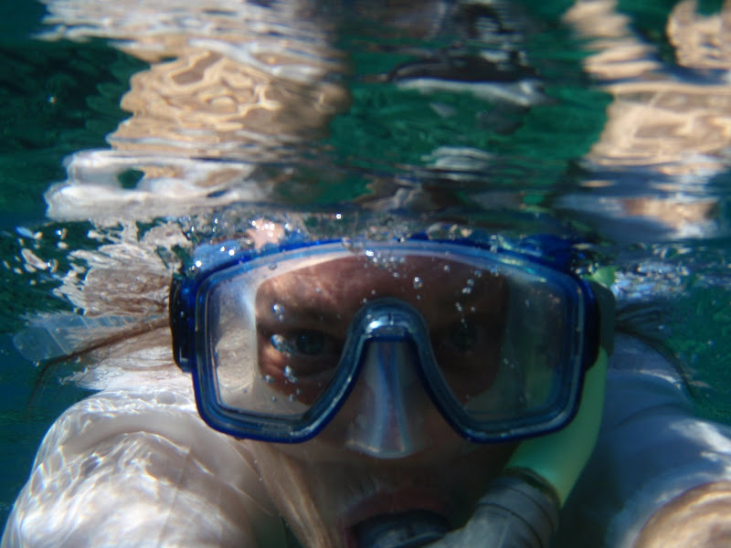 Underwater self-portrait