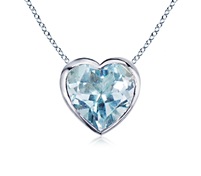 blue topaz pandant