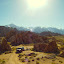 The view from our camp in the Alabama Foothills w/ Mt. Whitney off in the distance (approx. 9,500ft below Mt. Whitney)