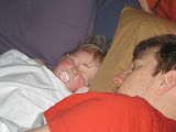 Not to old to cuddle up with Daddy and nap