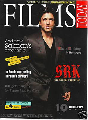 SRK @ COVER OF TIMES MAGZINE