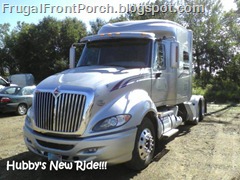 Hubby's new ride