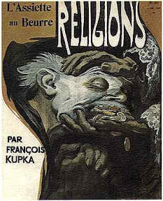 Kupka, anarchiste; 'Religions' L�Assiette au Beurre 162, 1904; source, Research on Anarchism